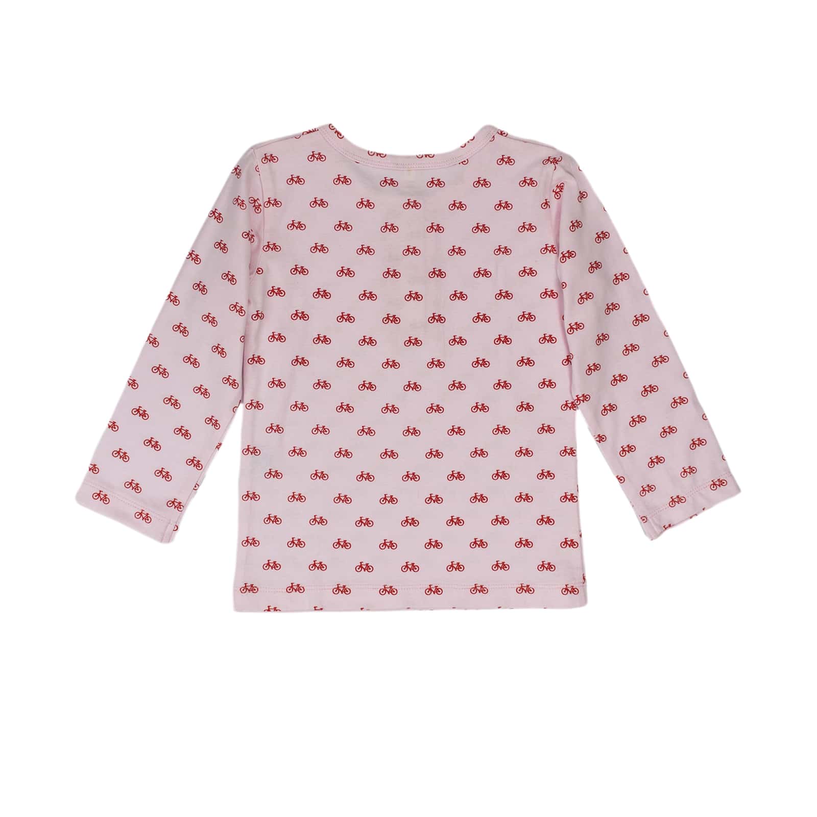 Langarm Shirt Bicycle Rosa – Bild 5