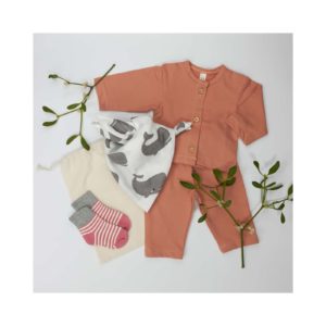 Baby Geschenk Set - Lachs