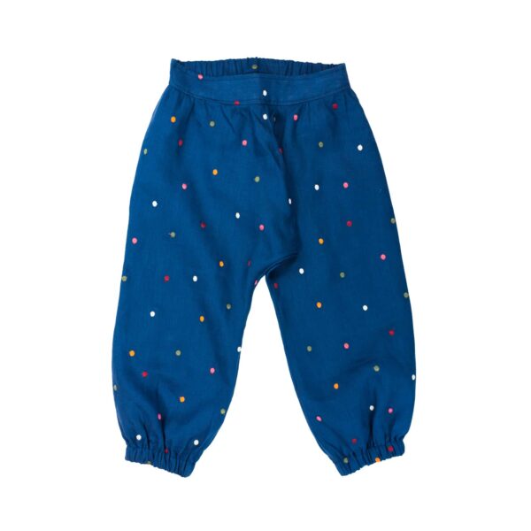 Aladin Hose Blau Leinen