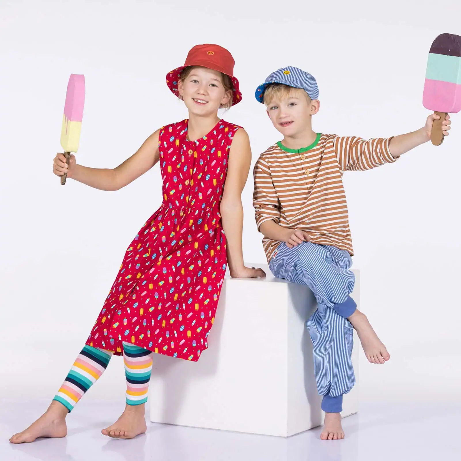 Kleid Rot Icecream – Bild 3