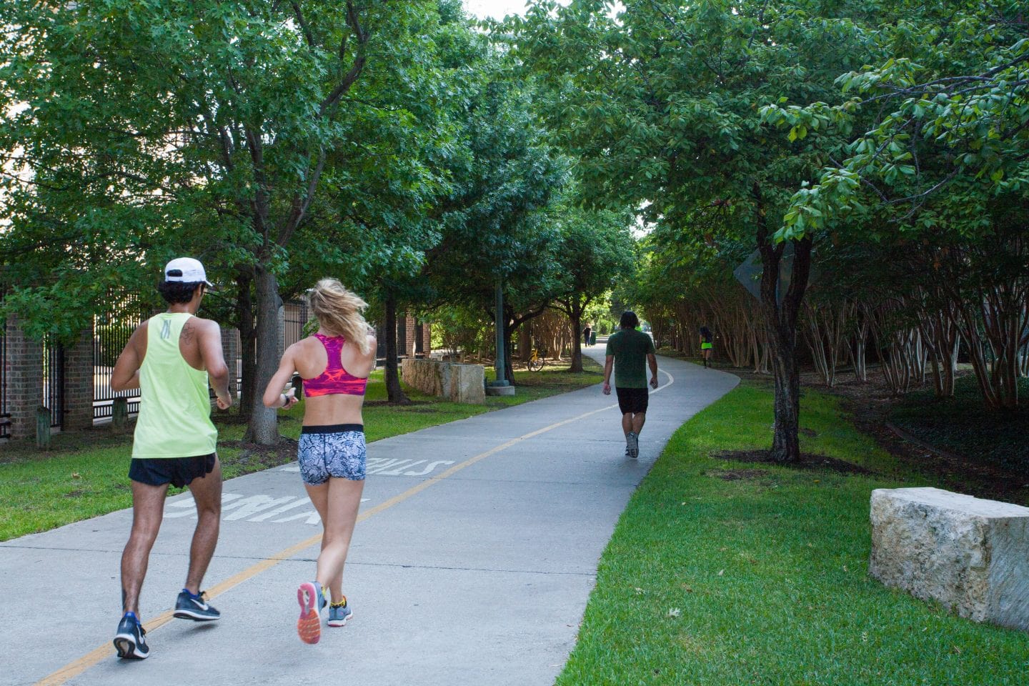 Outdoor trails near Glass House by Windsor in Dallas, Texas