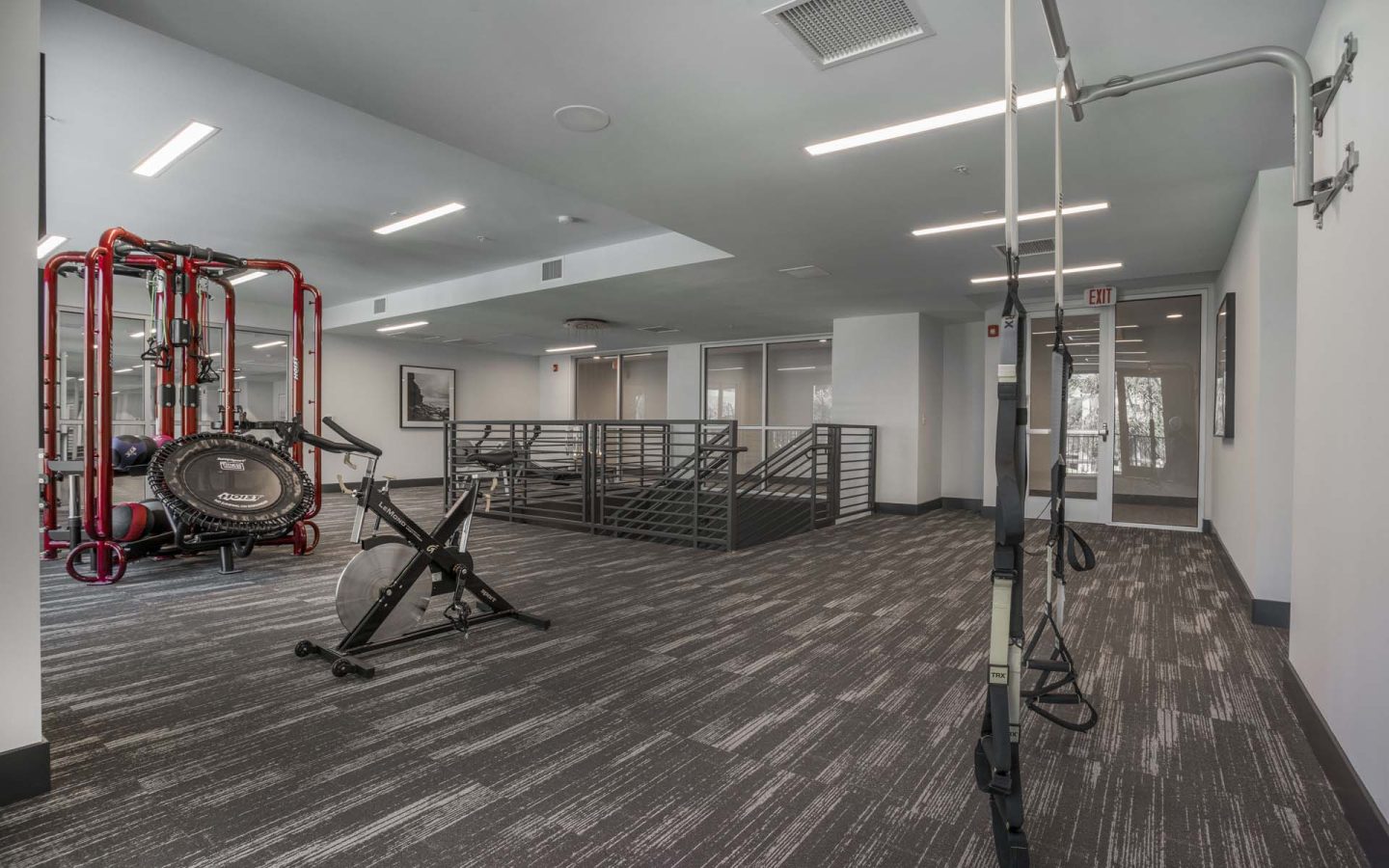 Fitness center with modern equipment at Windsor Mission Valley, 5080 Camino Del Arroyo San Diego, CA 92108