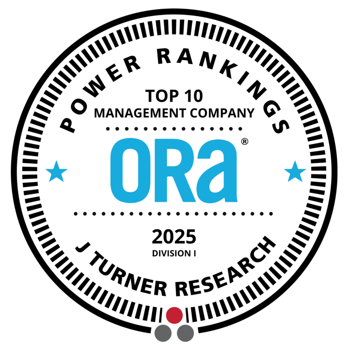 Circular badge reading 