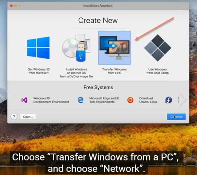 Transfering Windows from PC