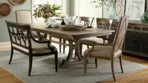 A Bassett Furniture dining room set
