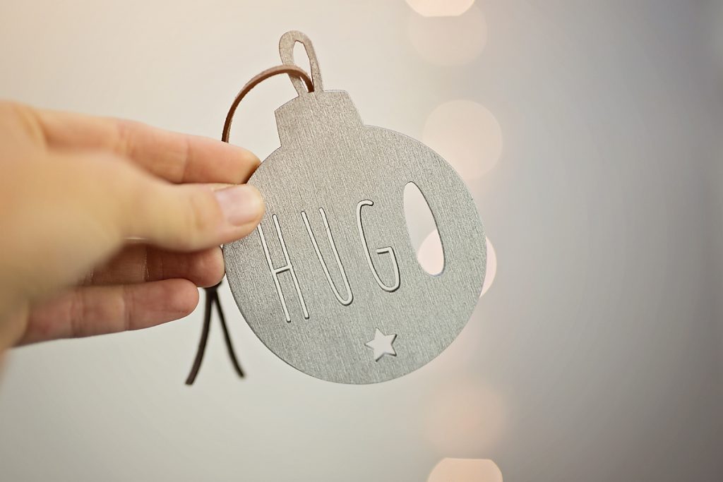 Julkula - målat trä - Bild 5