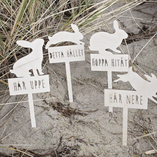 Hoppa hit & dit skyltar