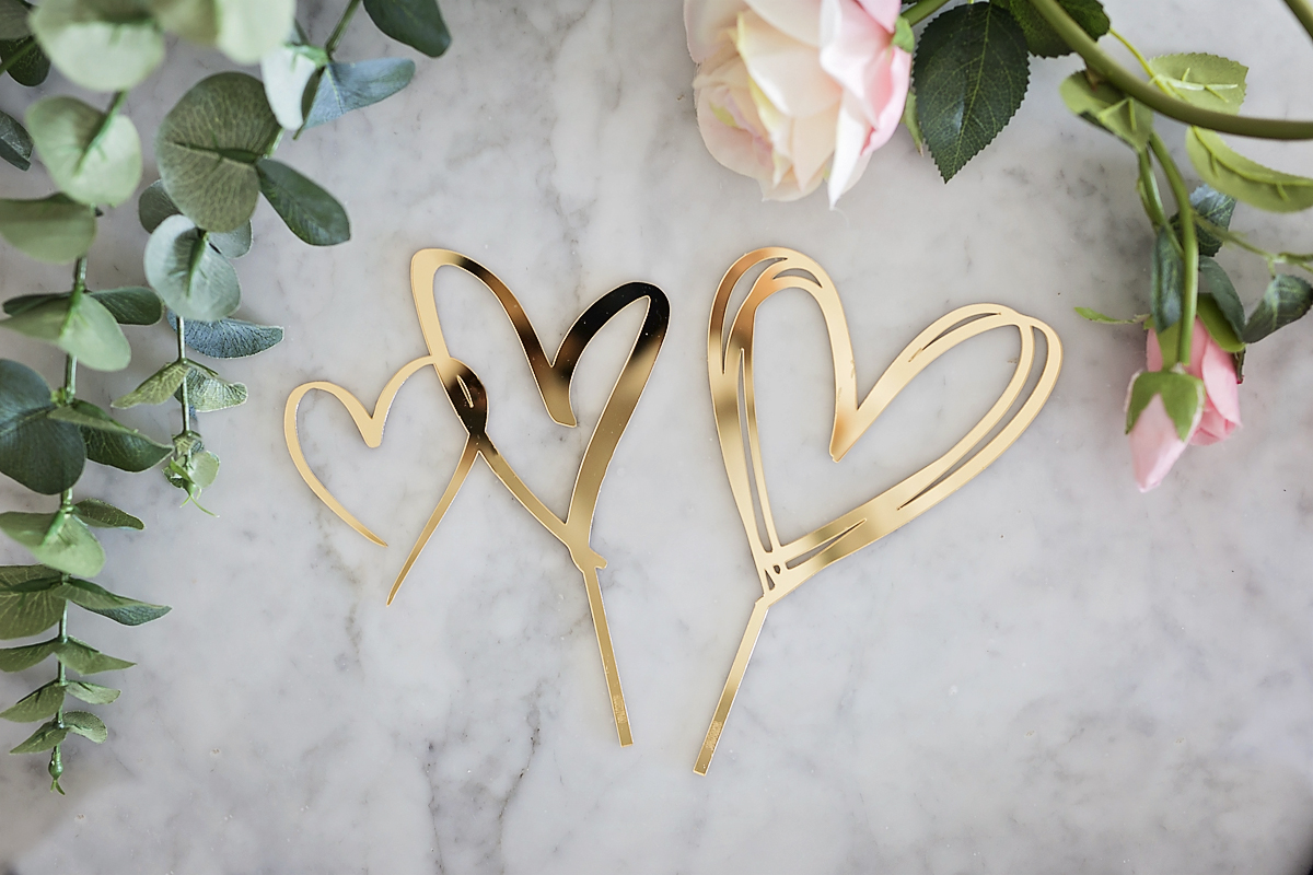 Caketopper - Hjärta