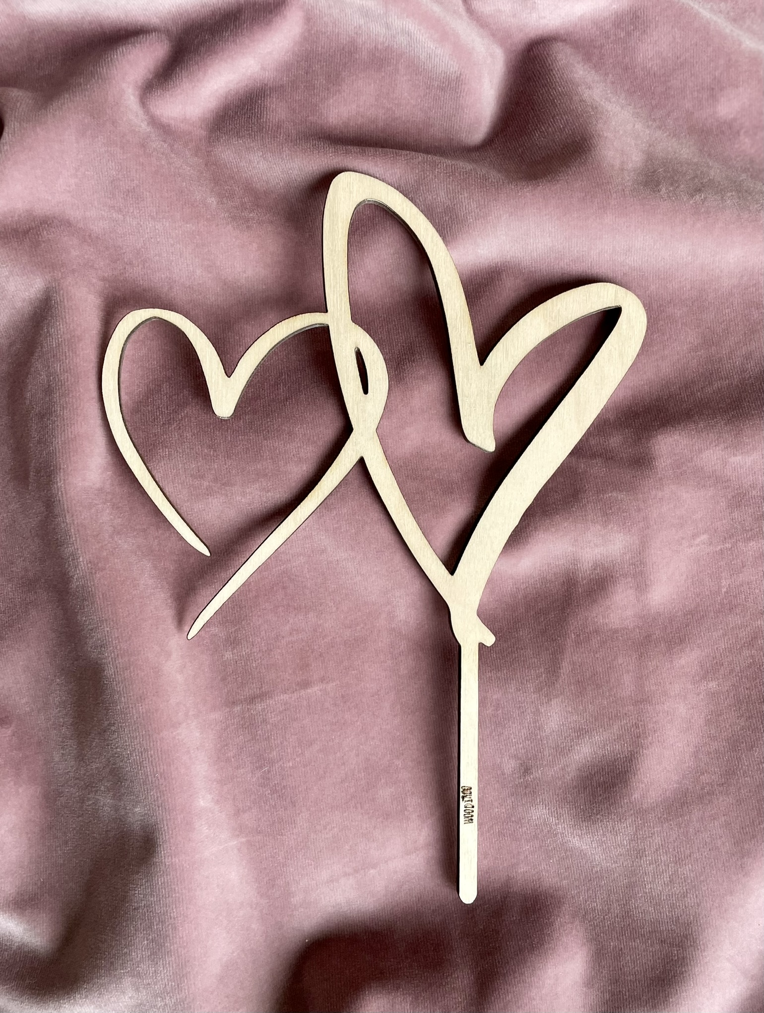 Caketopper - Hjärta - Bild 4