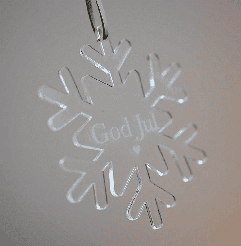 Snöflinga - plexi - Bild 6