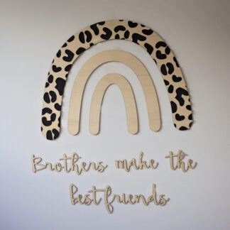 Väggtext - Brothers make the best friends