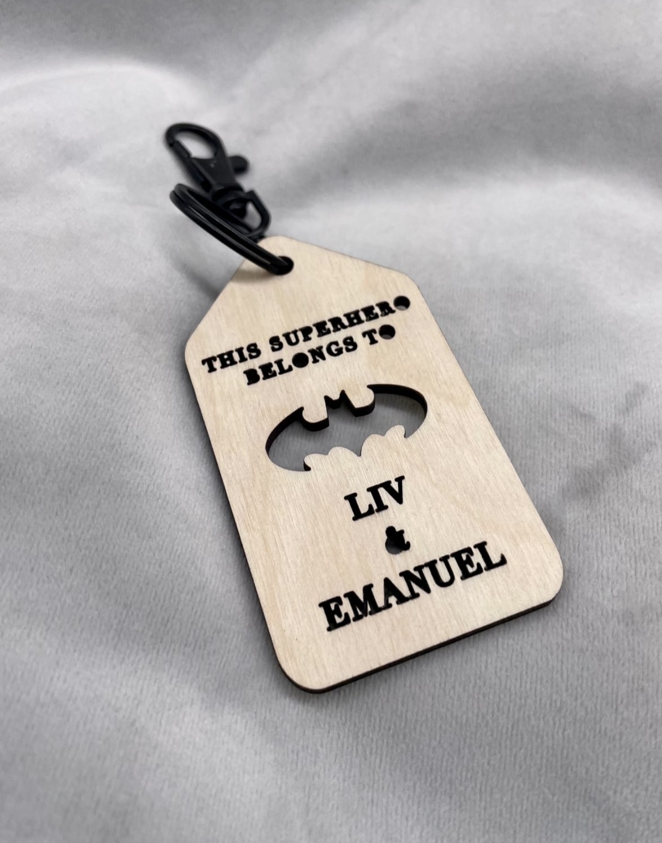 Personlig farsdag nyckelring