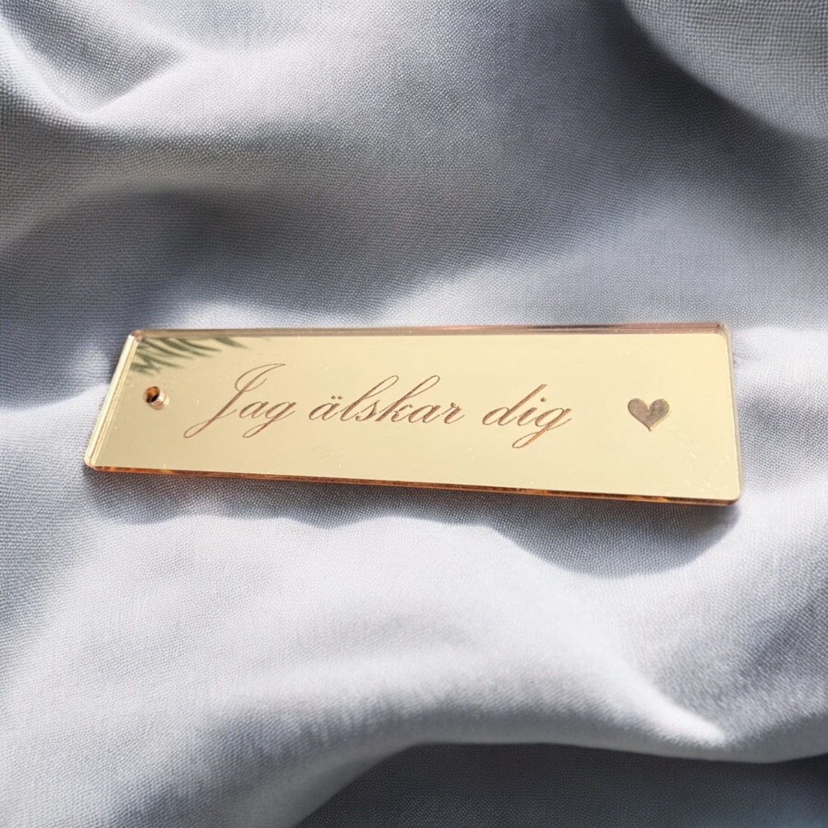 Gifttag - Liggande bricka