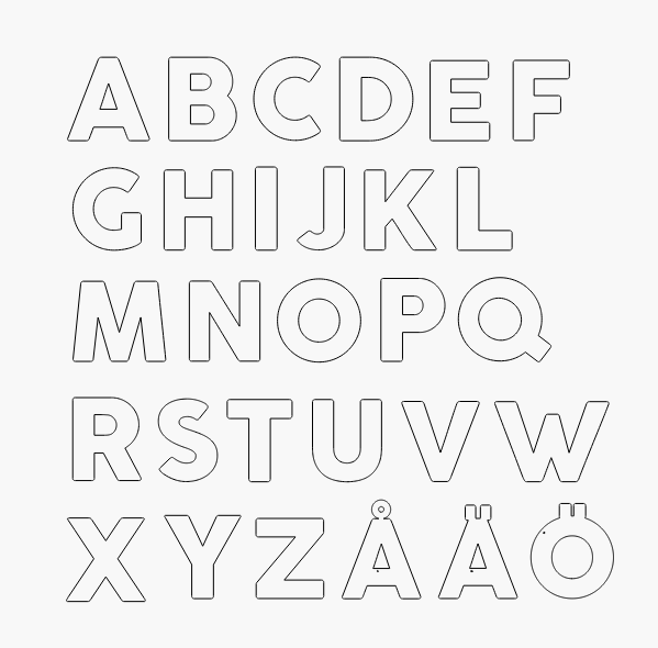 Bokstav - 17cm - Bild 8