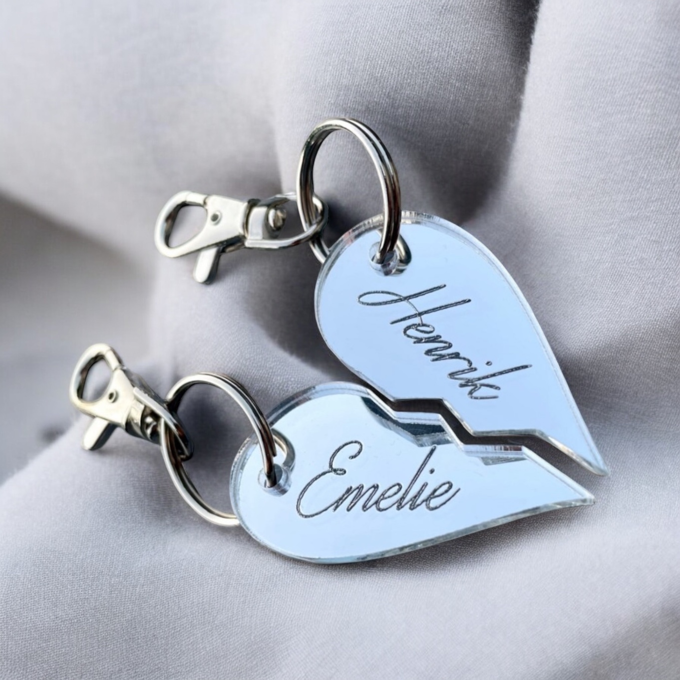 Nyckelring - Brythjärta