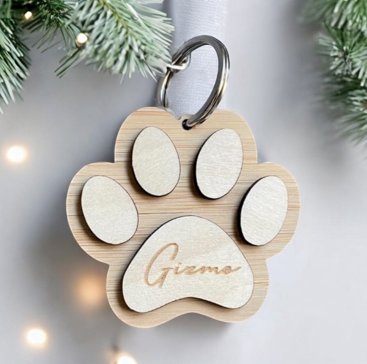 Hänge/nyckelring - Tass med namn