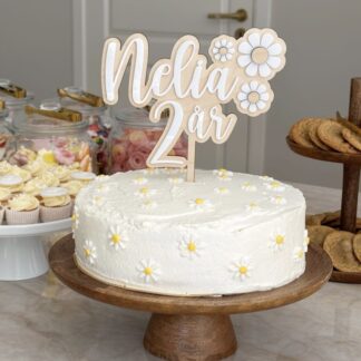 Caketopper - Blommor