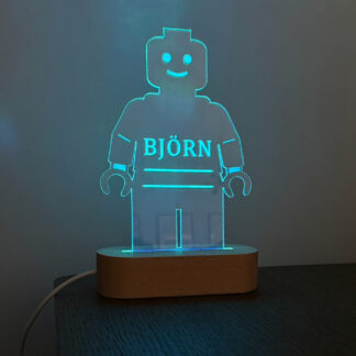 Personlig led-lampa filur med namn