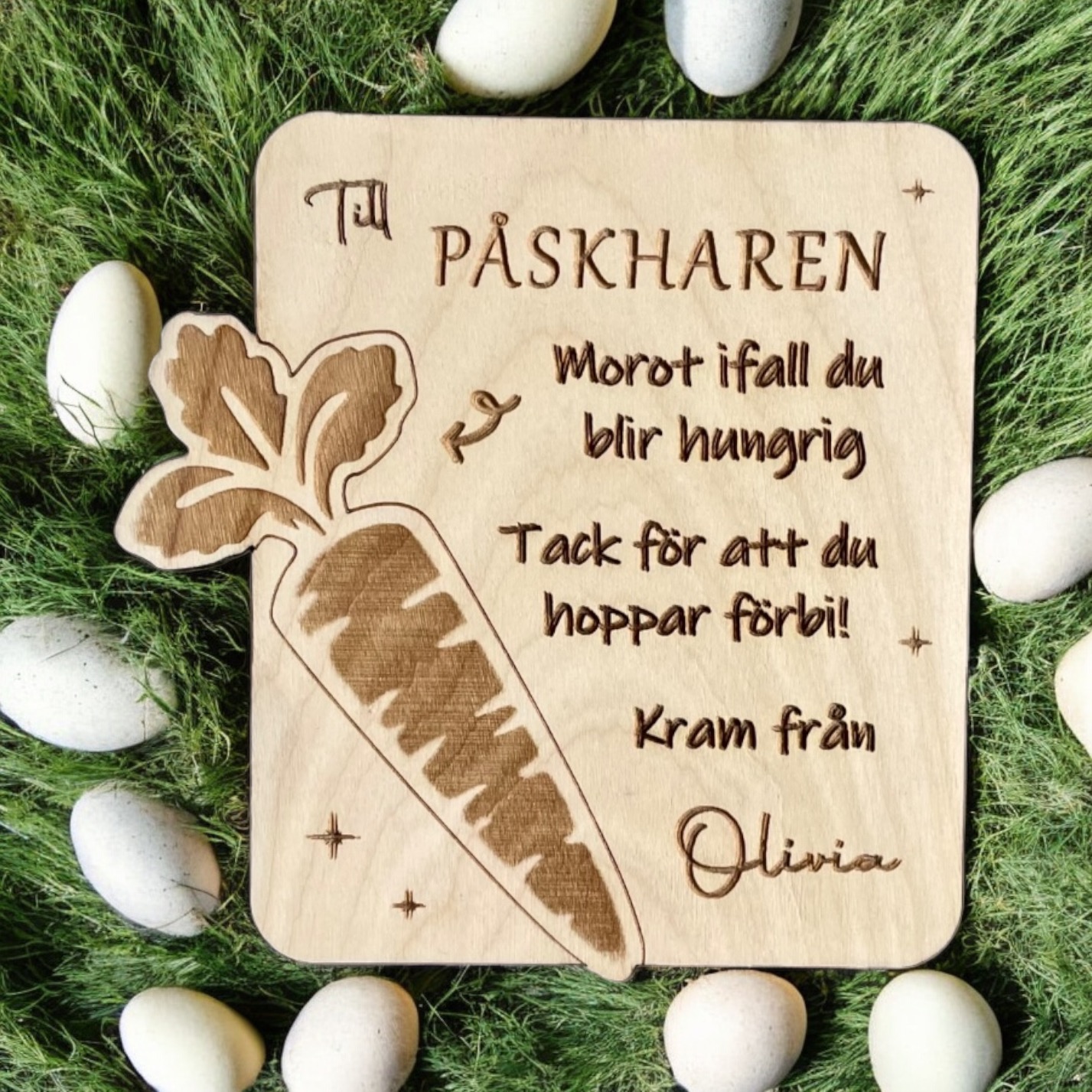 Bricka till påskharen