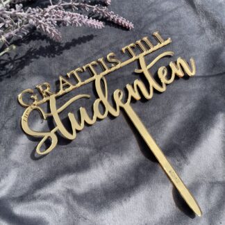 Caketopper - Grattis till studenten