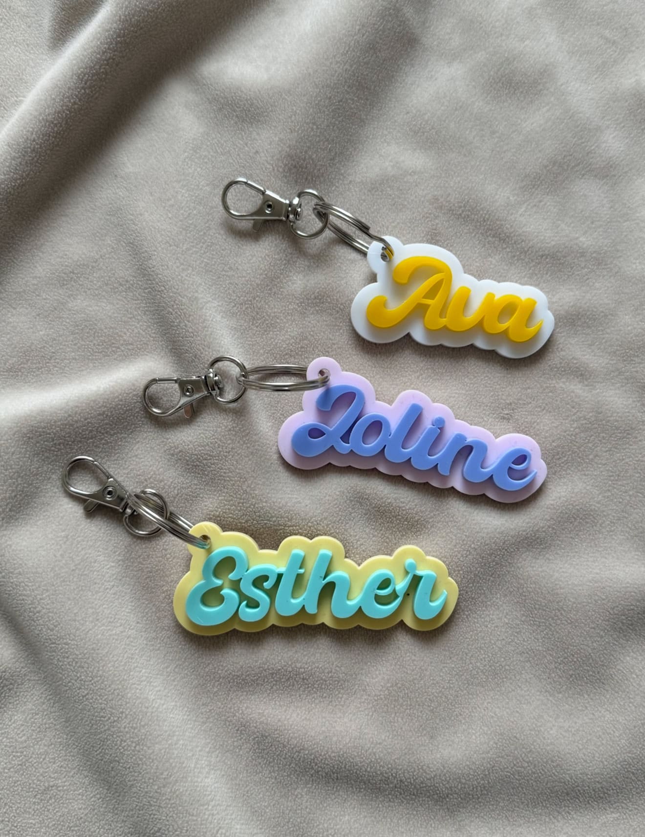 Nyckelring - 3D-namn - Bild 10