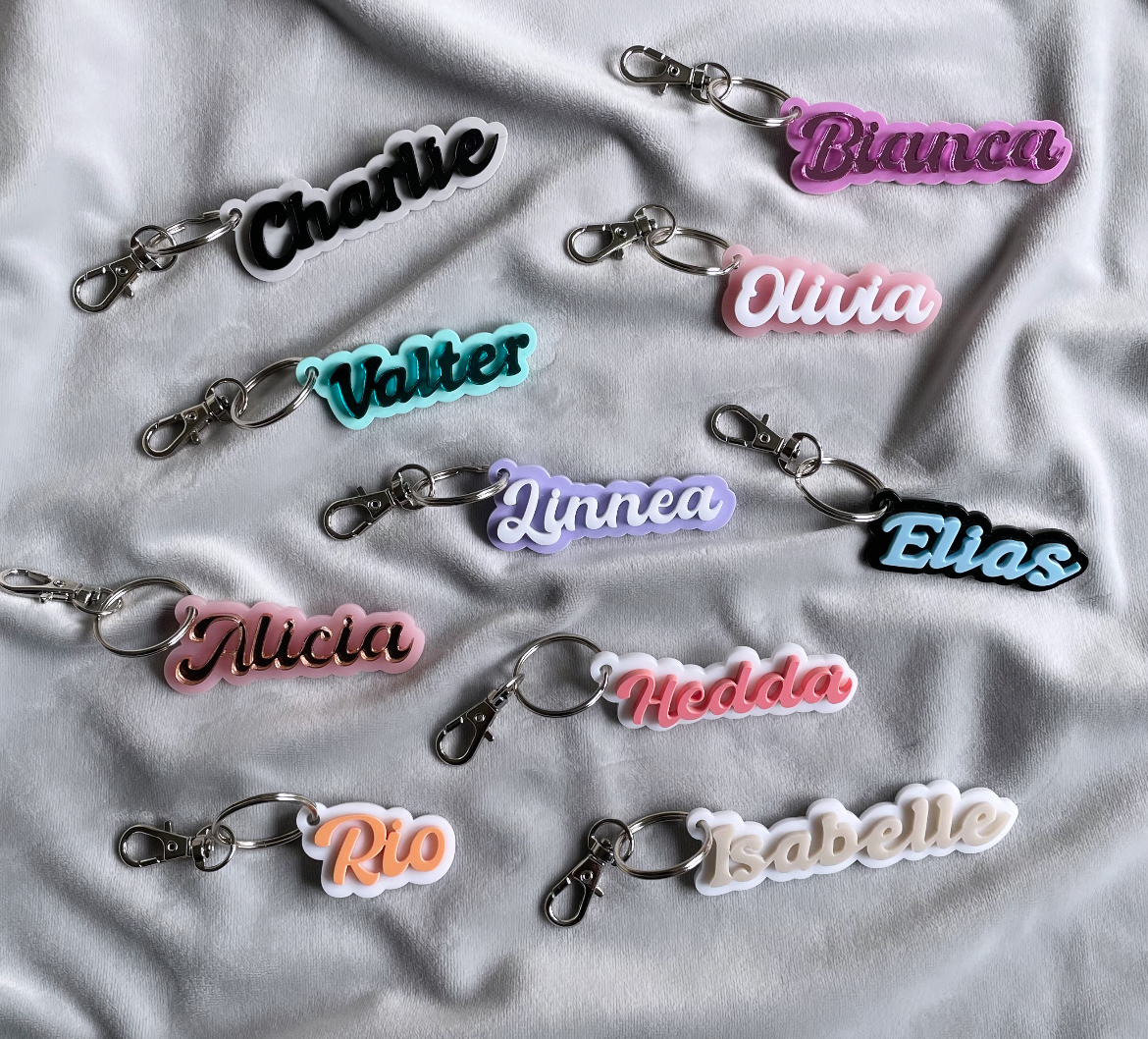 Nyckelring - 3D-namn - Bild 15