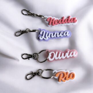 Nyckelring - 3D-namn