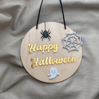 Skylt - Happy Halloween