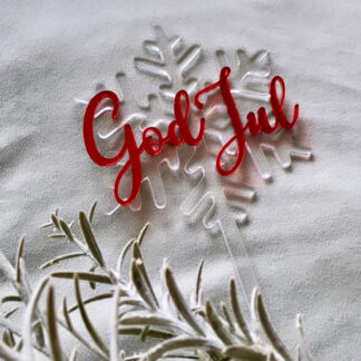 Blomsterskylt - Snöflinga