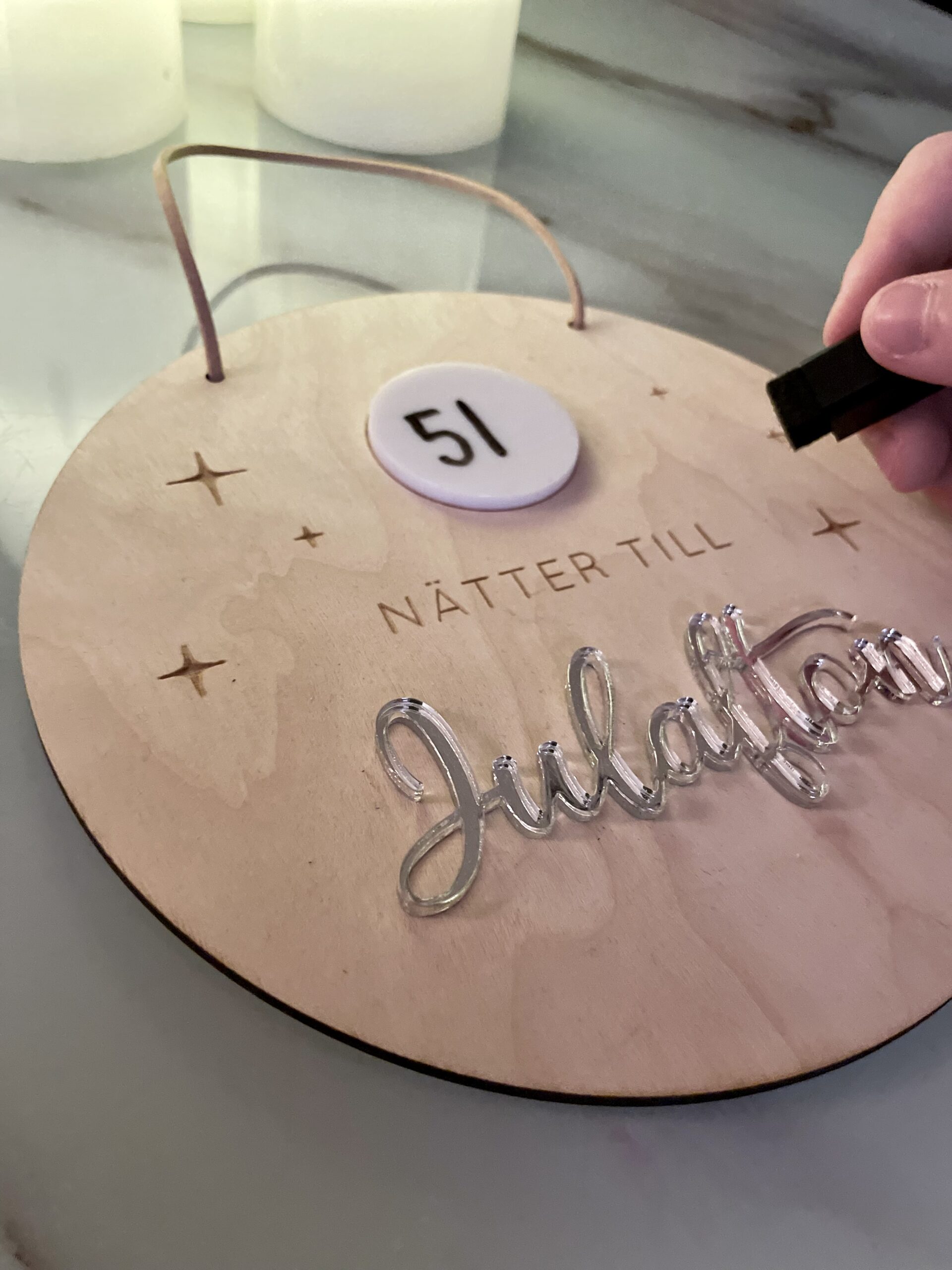 Nedräkningsskylt - Nätter till Julafton - Bild 3