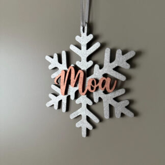 Snöflinga - 3D namn