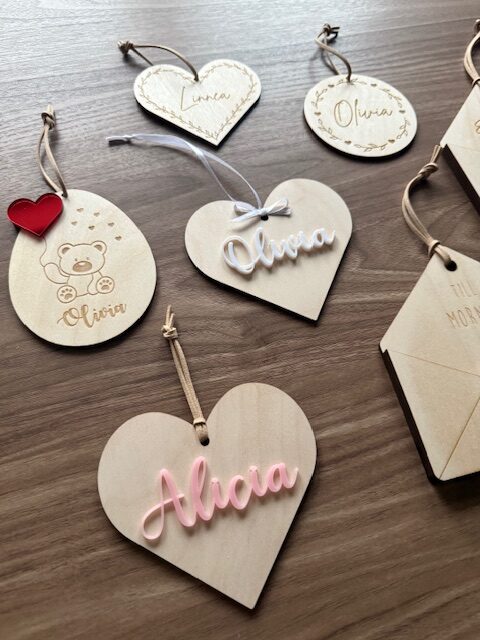 Hjärta trä  -  3D-namn - Bild 6