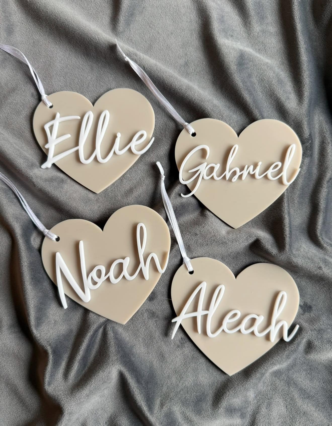 Hjärta akryl  -  3D-namn - Bild 8