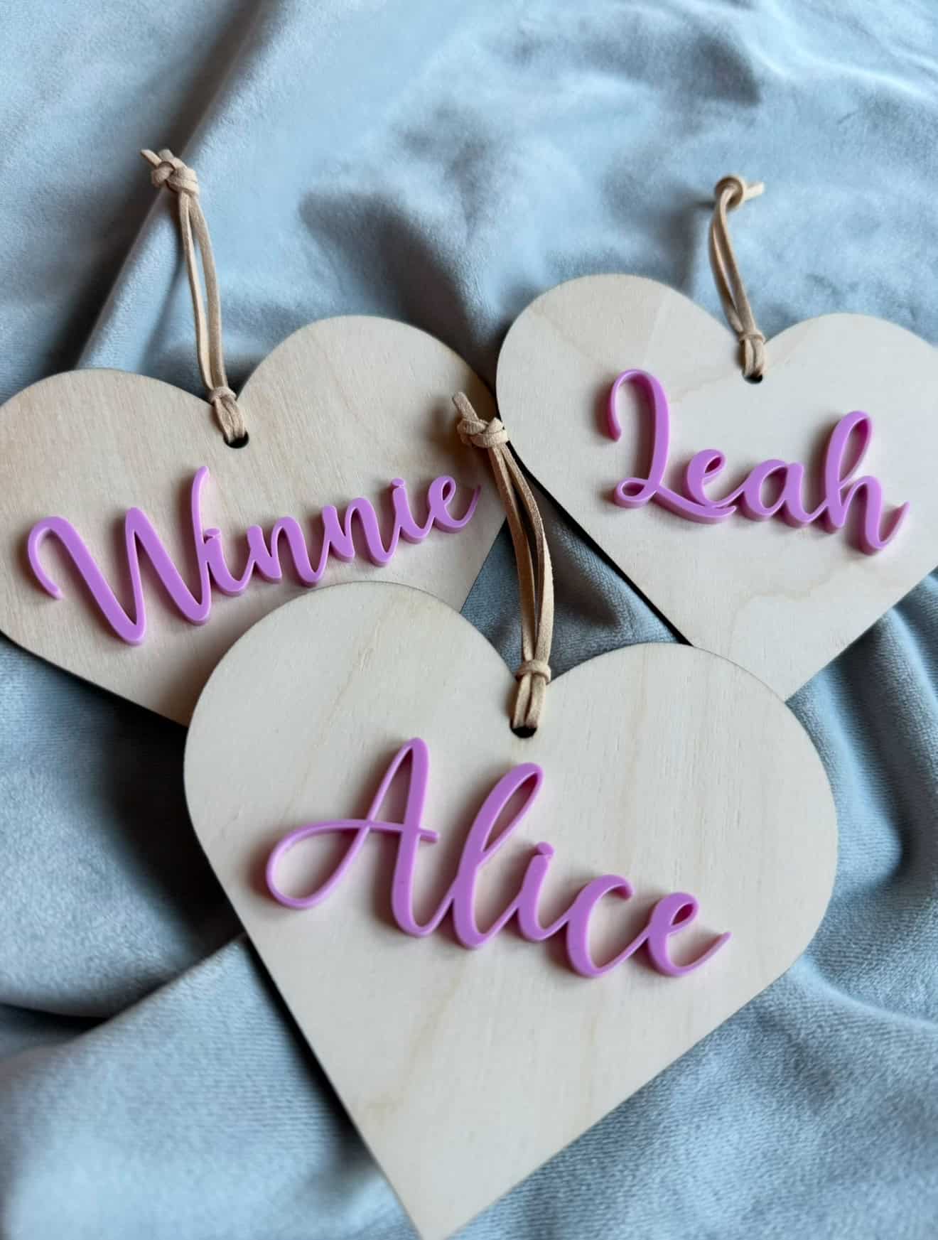 Hjärta trä  -  3D-namn - Bild 3