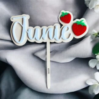 Caketopper - Jordgubbe