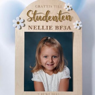 Studentskylt - Blommor
