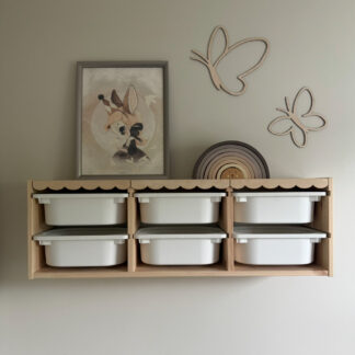 Scallop - Trädekorlist 3-pack (trofast vägghylla)