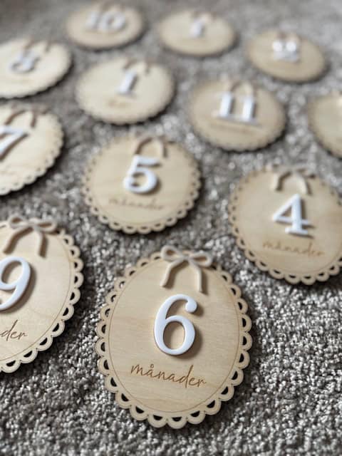 Milstolpekort - Rosett - Bild 3