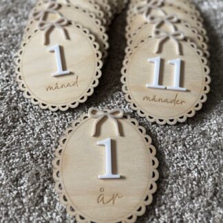 Milstolpekort - Rosett