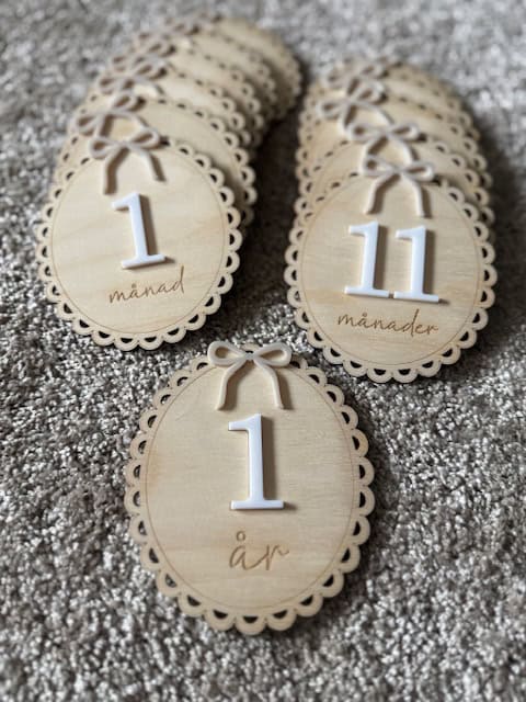 Milstolpekort - Rosett