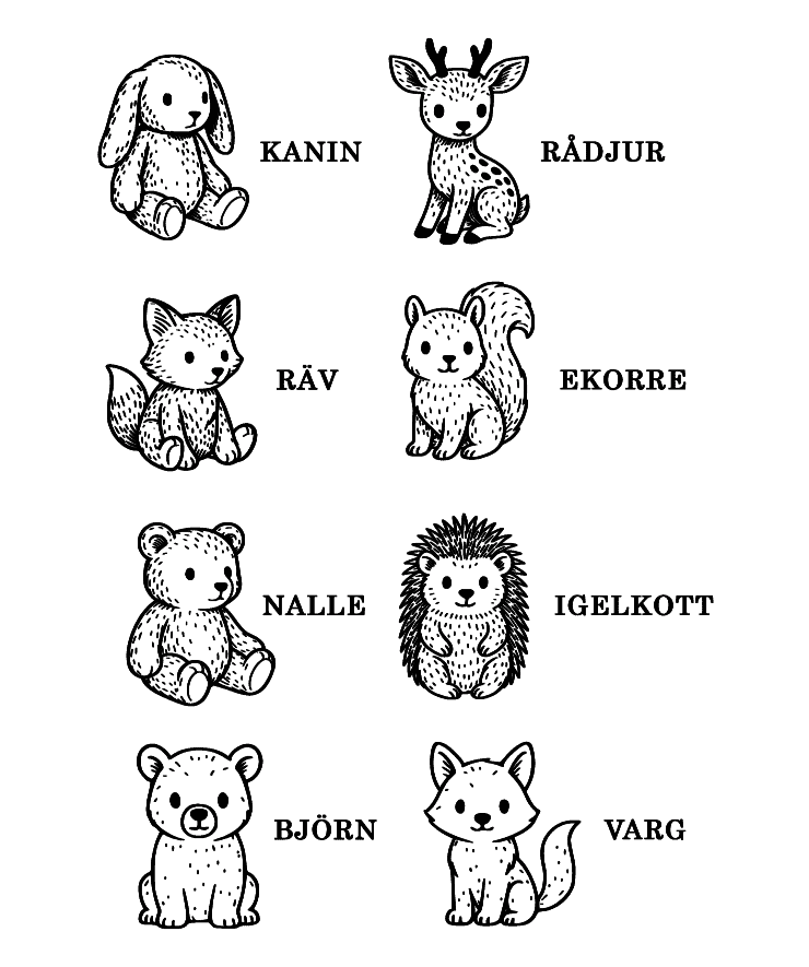 Led-lampa - Valfritt djur - Bild 3