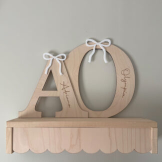 Bokstav - Namn i gravyr