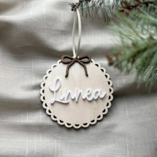 Hänge - Rosett och spetskant