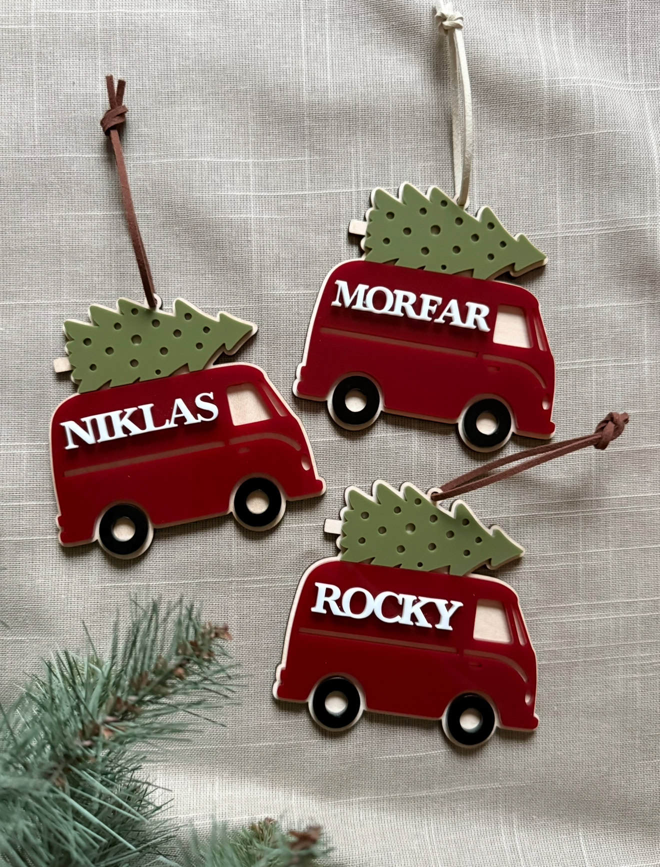 Hänge - Julbil med gran - Bild 5