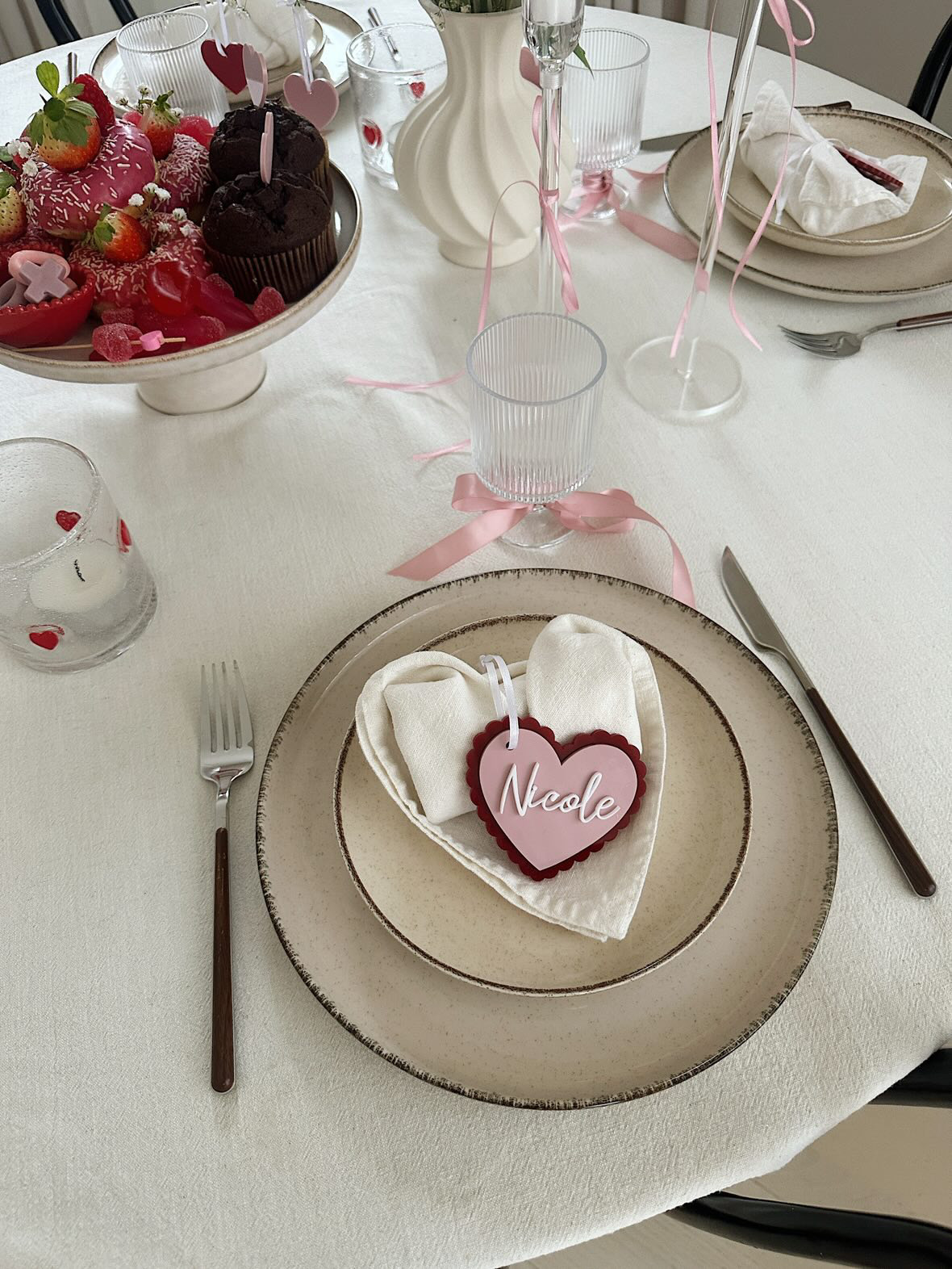 Hjärta dubbel  -  3D-namn - Bild 3