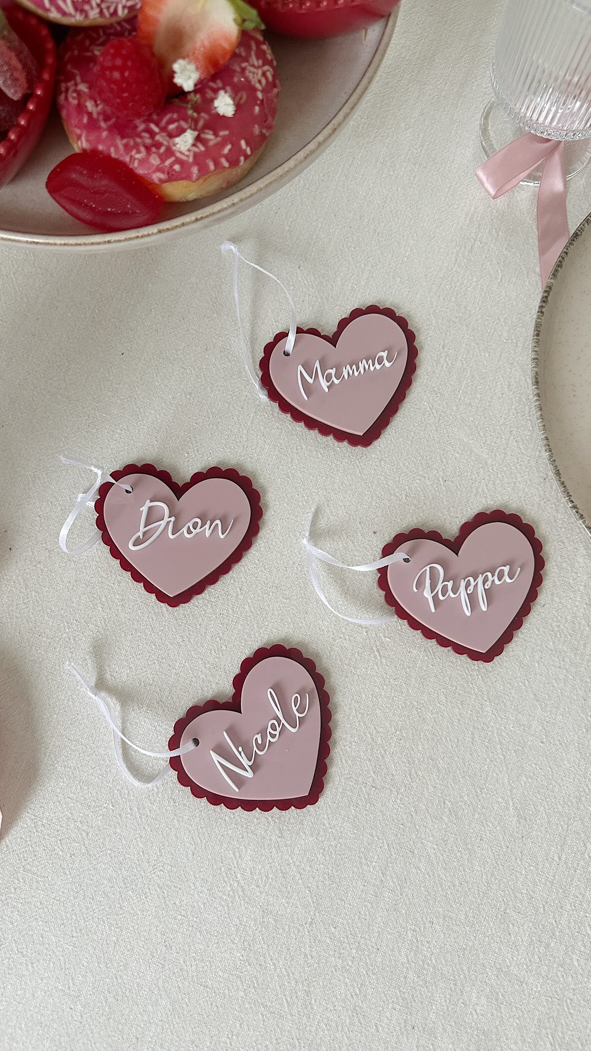 Hjärta dubbel  -  3D-namn - Bild 2