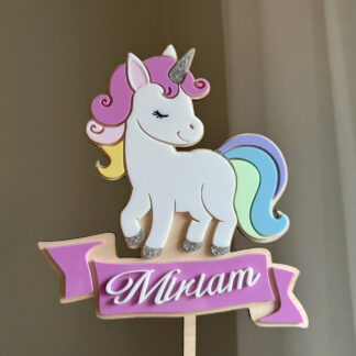 Caketopper - Enhörning