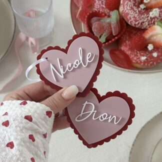 Hjärta dubbel  -  3D-namn