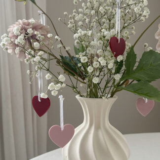 Minihänge - Hjärta 6-pack