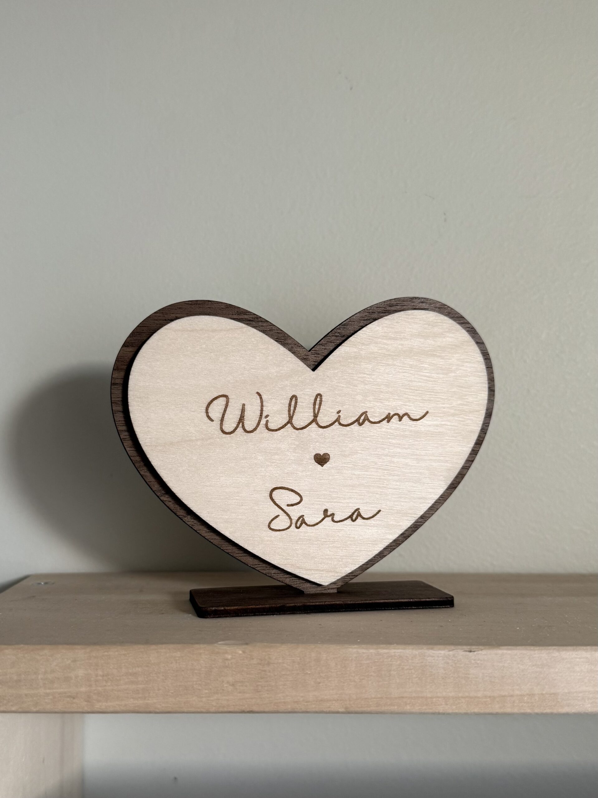 Hjärta med namn - Dekoration - Bild 4